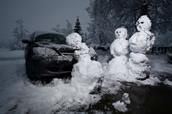 Зимние приколы
