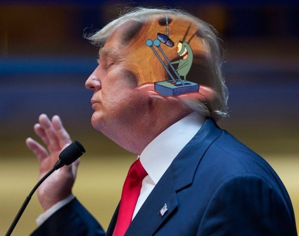Смешные мемы с Трампом