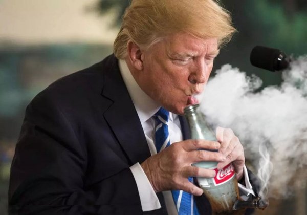 Дональд Трамп пьяный