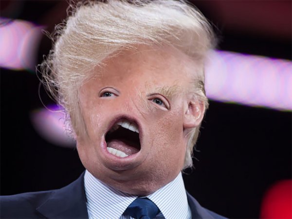 Дональд Трамп смешное лицо