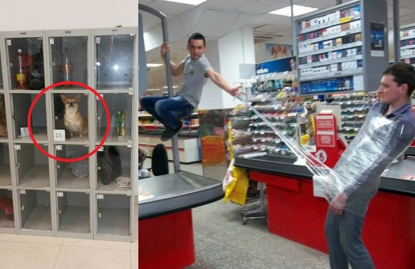 Продавец магазина прикол