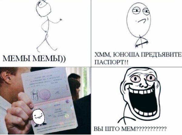 Мемы про паспорт