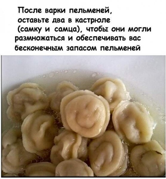 Пельмени прикольные
