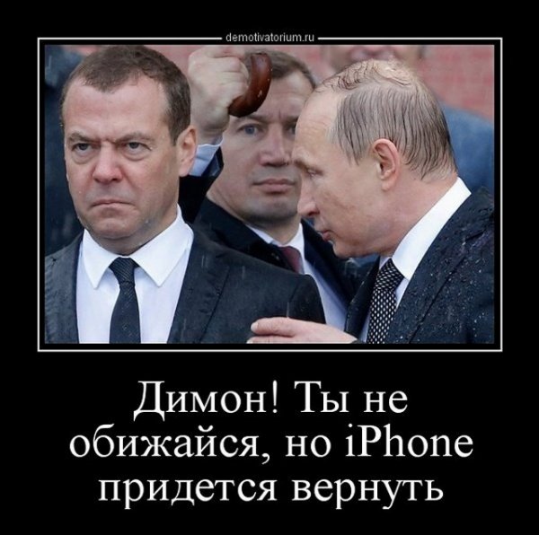 Демотиваторы на Путина и Медведева