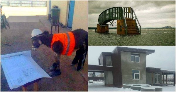Смешные случаи на стройке
