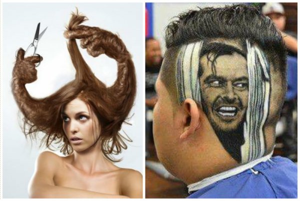 Стрижка прикол