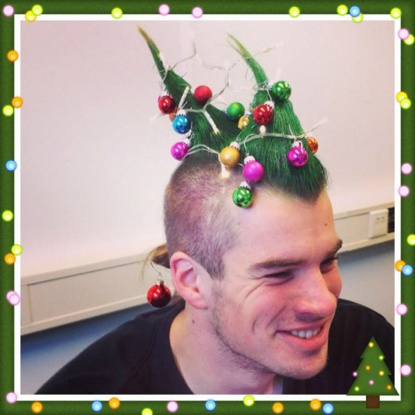 Креативные прически на новый год