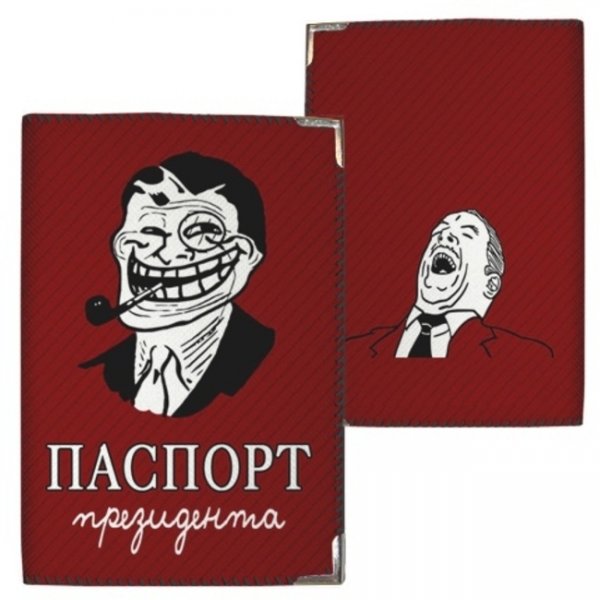 Обложка на паспорт прикольная