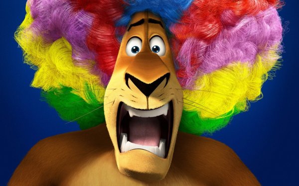 Лев Алекс в цирке Мадагаскар 3