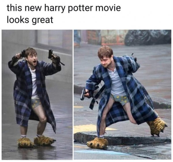 Гарри Поттер пьяный Мем