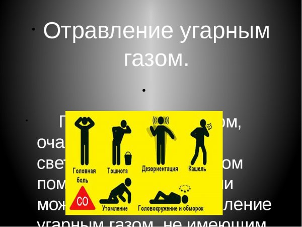 Профилактика отравления угарным газом