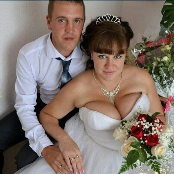 Смешные жених и невеста