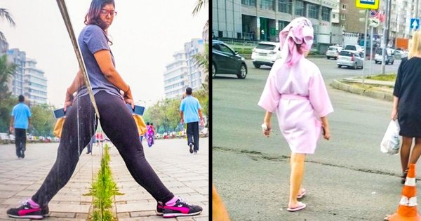 Женщины в нелепых ситуациях