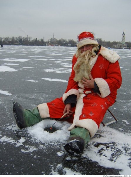 Дед Мороз Рыбак