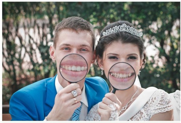 Смешная фотосессия на свадьбу