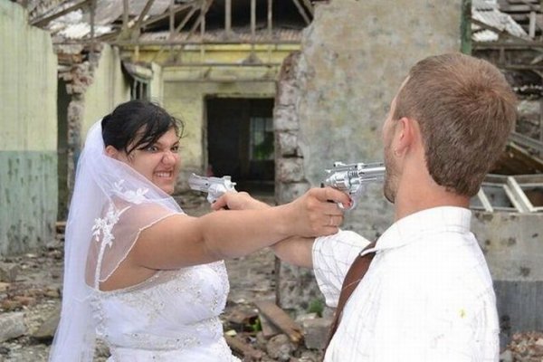 Смешные моменты на свадьбах