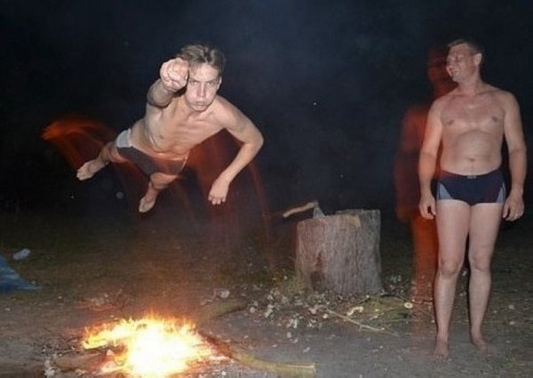 Смешной в очках