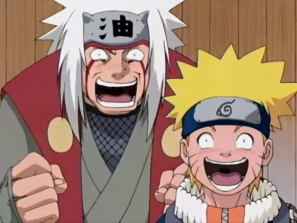 Наруто и Джирайя моменты из аниме