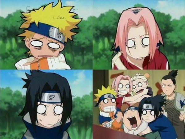 Мемы про команду 7 Наруто