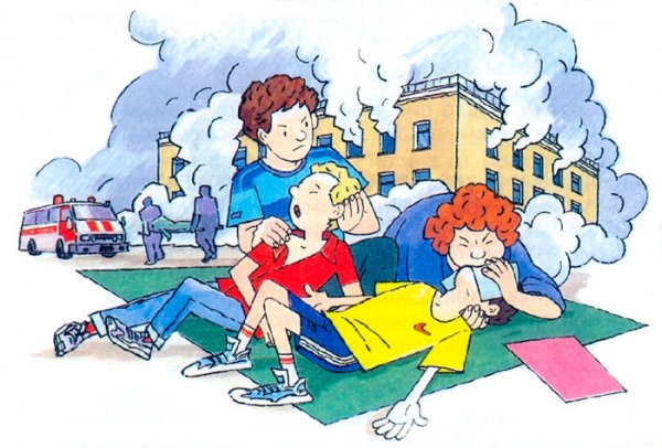 Первая помощь приотровление угарным газом