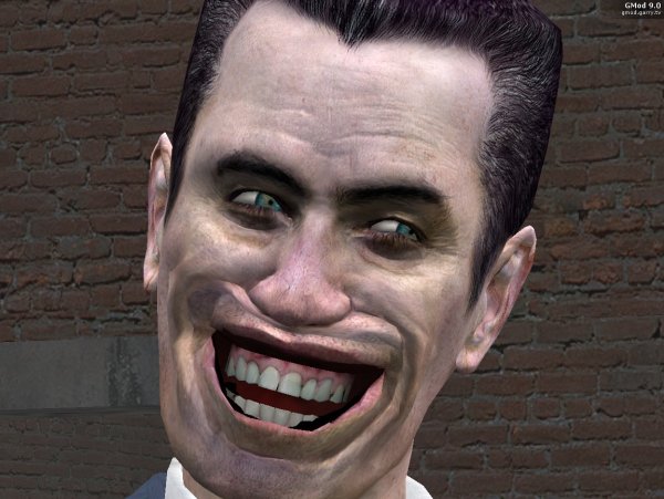 Gman улыбается