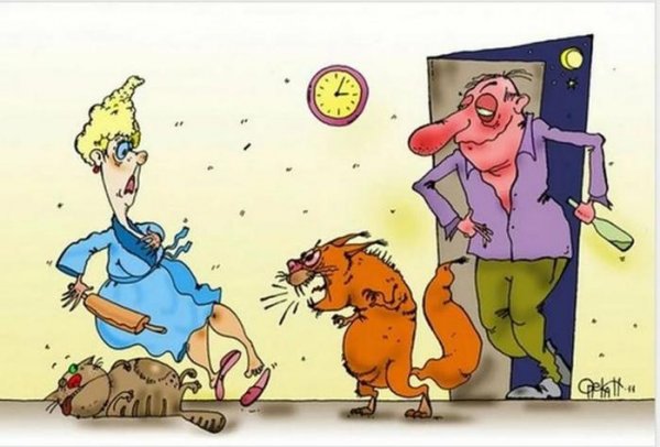 Смешные карикатуры про друзей