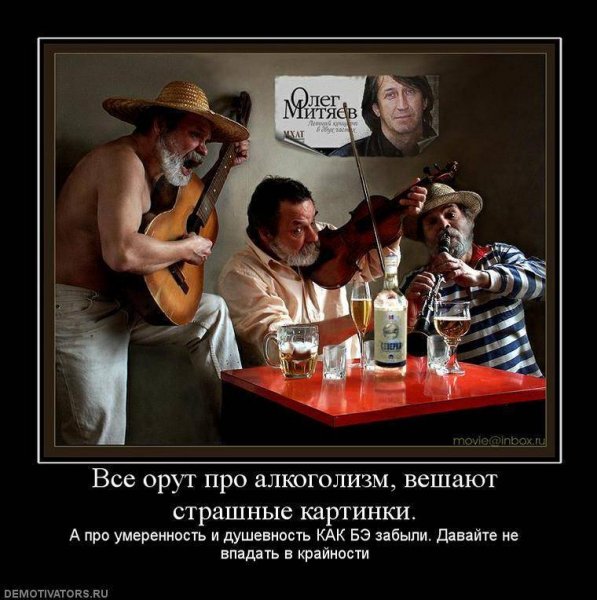 Демотиваторы про пьянство