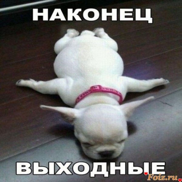 Наконец-то завтра выходной