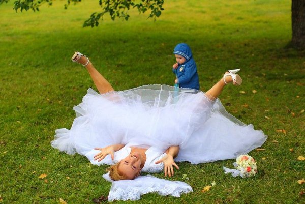 Прикольные Свадебные фотосессии