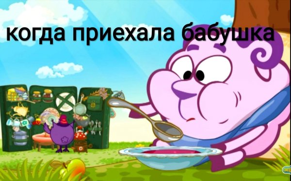 Смешарики Совунья и Бараш