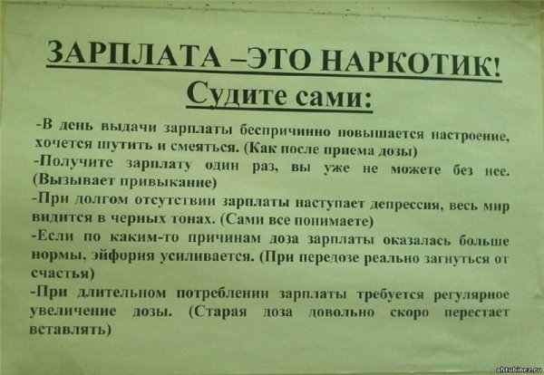 Цитаты про зарплату смешные