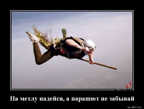 Ведьма на метле демотиваторы