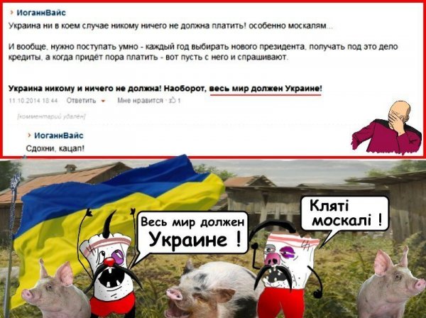 Картинки про Хохлов и Украину