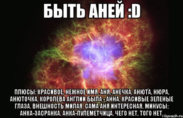 Рифмы к имени Аня