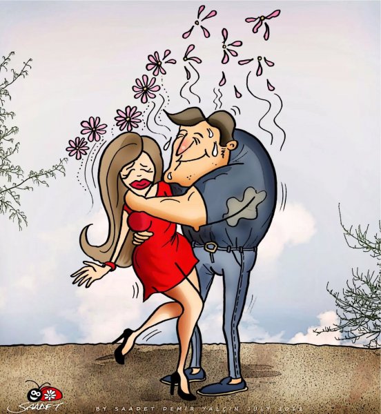 Карикатуры про влюбленных