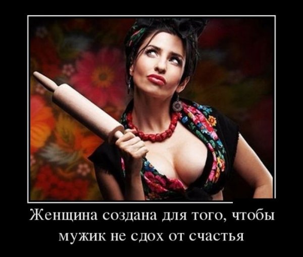 Мужские демотиваторы про женщин
