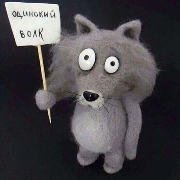 Волк одиночка прикол