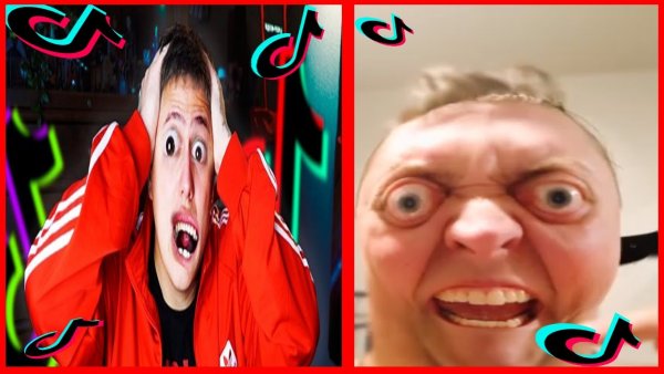 Смешное лицо из тик тока