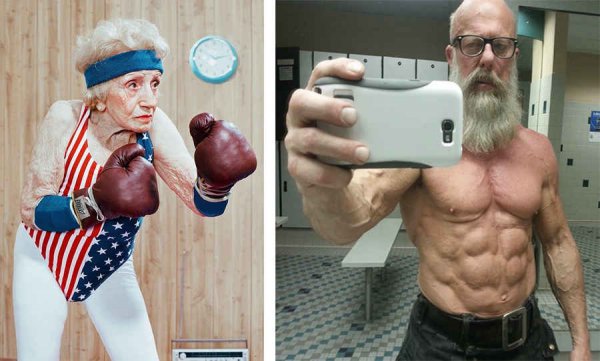 Прикольный старик смешной