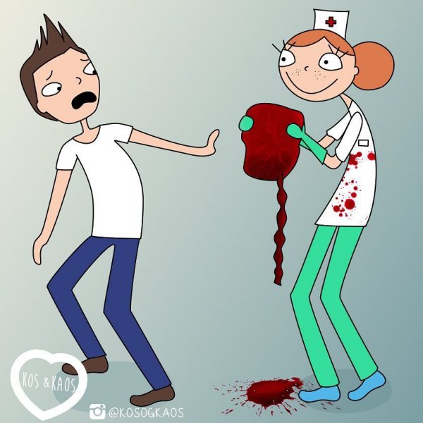 Беременность карикатура