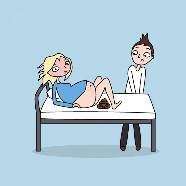 Прикольные рисунки беременных