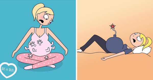 Лин Северинсен комиксы Сильнобеременная