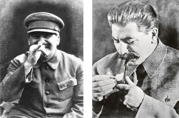 Сталин Иосиф Виссарионович курит