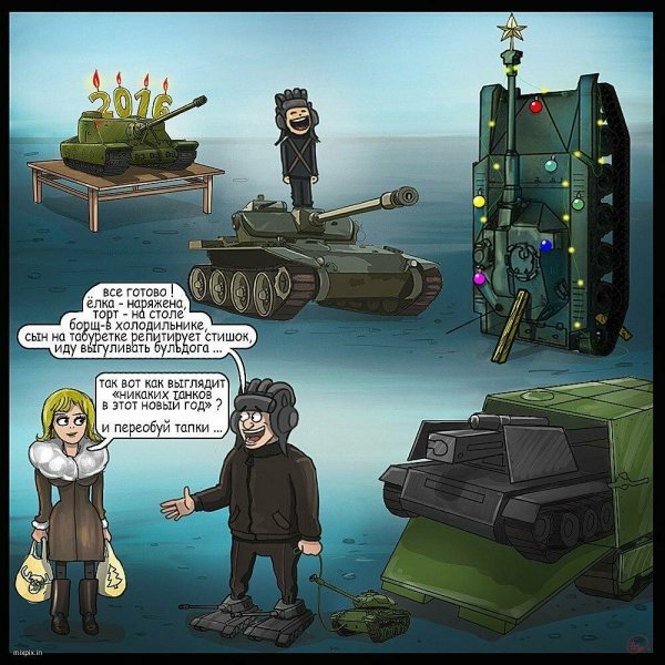 Комиксы про World of Tanks