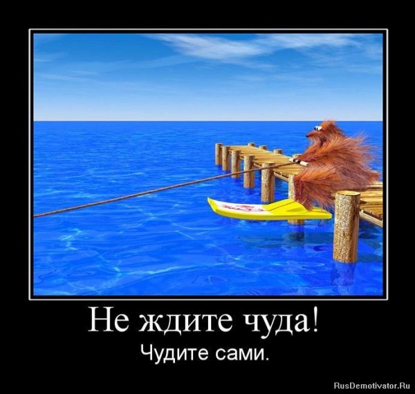 Не ждите чуда чудите сами