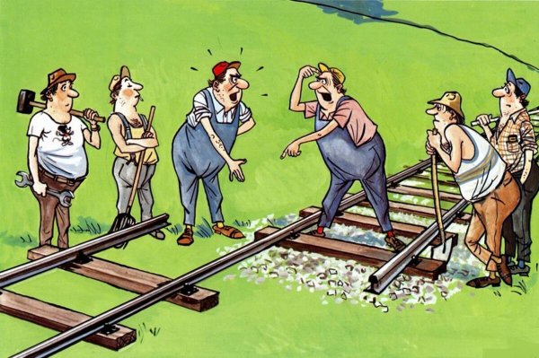 Карикатуры РЖД