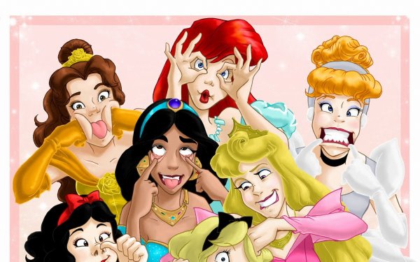 Смешные Диснеевские принцессы