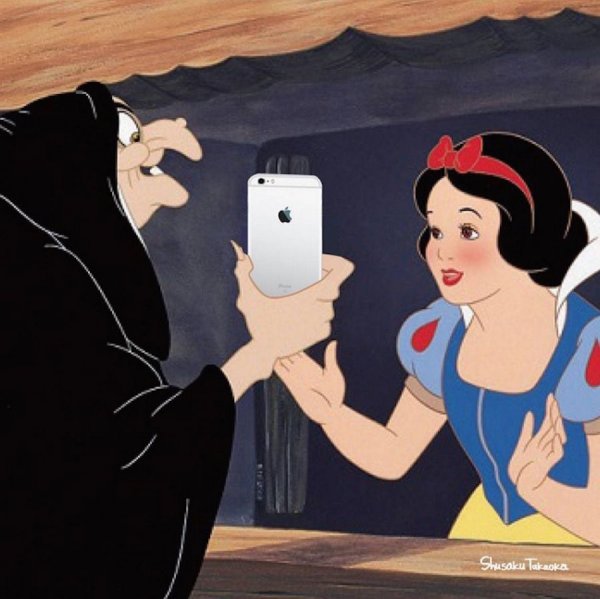 Отравленное яблоко Белоснежка