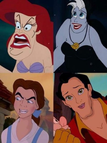 Смешные принцессы Диснея