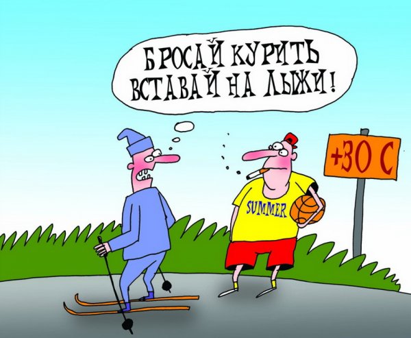 ЗОЖ карикатура